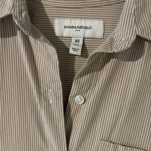 Banana Republic woman XS Pinstripe shirt dress